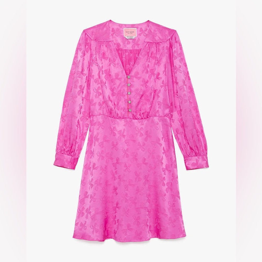 Kateā Spade jewel Button Jacquard Dress size 10 - Picture 1 of 10